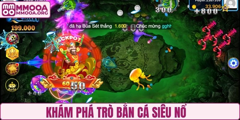 Khám phá trò bắn cá siêu nổ