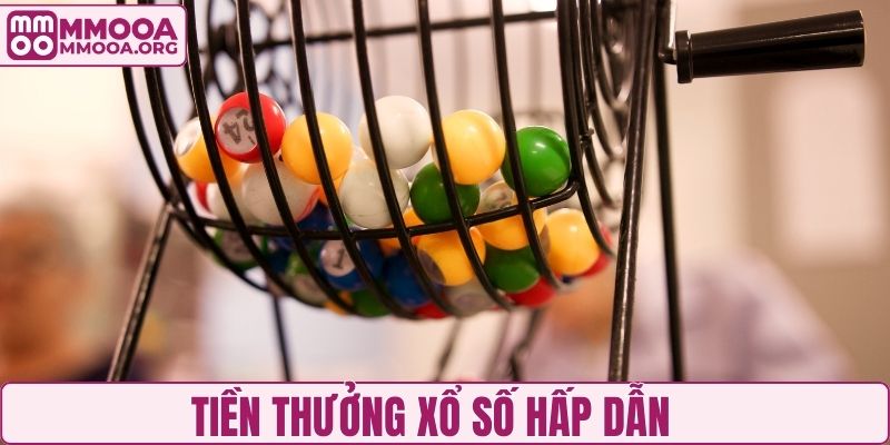 Xổ số MMOO thưởng hấp dẫn